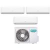 HISENSE Climatizzatore Condizionatore Hisense Trial Split Inverter serie HI-COMFORT 7+12+12 con 3AMW62U4RJCR-32 Wi-Fi Integrato 7000+12000+12000+ SMART VOICE CONTROL