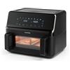 Kochwerk Rachs KOCHWERK Vario-Doppia camera friggitrice ad aria calda, 9 l, con camera divisibile, touch screen e 8 programmi, friggere cibi senza olio, basso contenuto di grassi, funzione Smart Cook, 2700 W