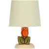 THUN, Lampada in Ceramica Decorata a Mano con Iconico Tulipano Thun, a Basso Consumo, Linea happy Country, Ø 14.5 cm