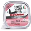 MORANDO MIGLIOR GATTO PROFESSIONAL KITTEN PATÈ CON VITELLO E FEGATO 100 GR