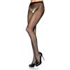 Leg Avenue Collant velato crotchless