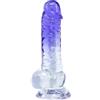 Excellent Power Dildo Realistico Deep Clear Stone 18 cm