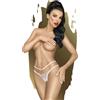 Penthouse Perizoma Sexy Open Secret Rosa L/XL
