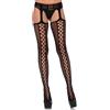 Leg Avenue Calze Sexy Garter Belt Nero