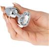 Toyz4lovers Plug Anale Heart Ø 2,5 cm SILVER