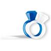 Chisa Novelties Anelli Fallici Diamond