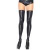 Leg Avenue Calze Sexy Wet Look Nero M/L