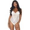 Leg Avenue Body Sexy Lace and Sheer Bianco S