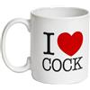 Tazza I Love Cock Mug White