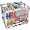 Modiano Set Gettoni Poker 600 x 14g Con Vassoio Trasparente Colori Assortiti