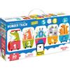 Bright Junior Media Sp. z o.o. Sp. k. Banana Panda - Make-a-Match Puzzle Number Train - includes 30 Large Pieces for L