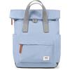 Roka London Canfield B - Zaino piccolo in nylon sostenibile, Blu retrò., S