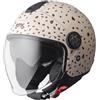 Ixs Casco Jet Gelato GMS con visiera intern sole e interni removibili ECE22.06