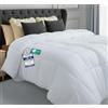 Utopia Bedding Piumino 135 x 200 cm, Piumone Leggero per Letto Singolo, Trapunta in Microfibra per Tutte le Stagioni, 100% Imbottitura in Fibra Cava (Bianco)