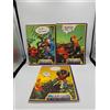 Lotto 3 Quaderni Masters of the Universe MOTU Quadernini nuovi anni '80 He Man