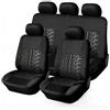 LICOME Coprisedili Auto per Renault Koleos 1.Gen (HY) 2009-2016, Set Completo Sedili Anteriori e Posteriori, Coprisedile Traspiranti Antiscivolo per Protezione Sedili,A Black