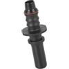 A ABSOPRO Connettore Maschio per Tubo Flessibile di Linea Carburante con Rilascio Rapido, 9,89 mm ID8 Nero