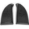Hhfksci Rifiniture Interne Auto Per Ford Per Edge 2018-2020 ABS Fibra Carbonio Pannello Copertura Decorativo Vano Portaoggetti Anteriore Auto Stile Interno(Carbon 12 15-20)