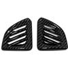 Hhfksci Rifiniture Interne Auto Per Ford Per Edge 2018-2020 ABS Fibra Carbonio Pannello Copertura Decorativo Vano Portaoggetti Anteriore Auto Stile Interno(Carbon 7 18-20)