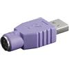 Nilox NX080500104 adattatore per inversione del genere dei cavi USB 2.0 PS/2 Viola