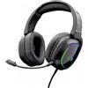 THE G-LAB Le cuffie da gioco G-Lab Korp Radium, cuffie per giocatori con microfono staccabile, cuffie da gioco con luce LED, cuffie con bassi stereo da 3,5 mm, compatibili con PS4/PS5/Xbox/Switch/PC
