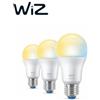 WiZ 8720169075733, Lampadina smart, Wi-Fi/Bluetooth, Bianca, Wi-Fi 4 (802.11n), 802.11b, 802.11g, LED, E27