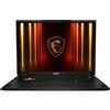 MSI Stealth 18 HX AI A2XWHG-047IT Intel Core Ultra 9 275HX Computer portatile 45,7 cm (18") Quad HD+ 32 GB DDR5-SDRAM 2 TB SSD NVIDIA GeForce RTX 5070 Ti Laptop GPU Wi-Fi 7 (802.11be) Windows 11 Pro Inglese UK Nero