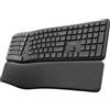 Trust Keyra Tastiera wireless multi-dispositivo ergonomica