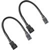 ECSiNG 2 cavi adattatori per ventola CRJ a 4 pin, compatibili con schede madri Dell da 15 cm