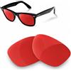 lenti polarizzate di ricambio newpolar per ray ban 2140 misura 54 colore rosso