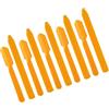 Garneck 20 Set Raschietto Professionale per Colla e Residui, Silicone Giallo | Vetro Trasparente e Pulizia Vetri, Uso Rapido in Cucina e Fai da , Ergonomico e Sicuro
