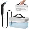 BORDRISE Bidet elettrico da viaggio da 2,3 l, bidet portatile con tubo da 1,2 m, portatile, per bagno, campeggio, all'aperto, doccia musulmana, bottiglia perineale, 2 modalità