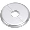 PATIKIL Flangia Divisa a Parete, 16,5mm Copriforo con Piastra Autoadesiva Rotonda in ABS Copri Tubi Termosifoni Copertura per Decorazione Rubinetto Tubo Acqua Bagno Cucina, Argento