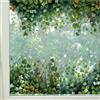 GORGECRAFT 38x116cm Vine Flower Window Decals Green Leaves Large Statico Non Adesivo Riutilizzabile Double Sided Anticollisione Decorative Window Decals Cling per Fermare Uccelli Animali Domestici