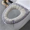 BBTISG 2 coprisedili per WC, più caldi ed elasticizzati, lavabili, in peluche, spessi, con manico, universale, colore: bianco