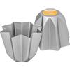 Decora Stampo Pandoro in Alluminio Anodizzato, 750g, Argento