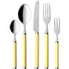 Villeroy & Boch Play! Sunny Day Posate da Tavola per 6 Persone, 30 Pezzi, Acciaio, Impugnatura in Plastica Gialla