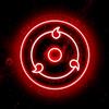 Fespcj Sharingan Decorazione per feste Insegna al neon a LED rossa Adatta a varie occasioni Interruttore controllabile Luce Funzione memoria Regalo per la laurea le vacanze Regalo per amici familiari (Rosso)