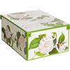 Lavatelli Scatola per armadio in cartone, organizer per vestiti e biancheria, per cambio stagione o per confezione regalo, Grande, con coperchio, Camelie 39x50x24 cm