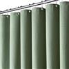 BTTN Tenda da doccia a nido d'ape 240x180 cm, Extra Larga, Pesante, con rivestimento interno impermeabile, con 16 ganci in plastica, orlo pesante, tenda da doccia in poliestere per bagno, Verde/Salvia