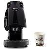 todayhome Didiesse Frog Macchina da Caffè, Revolution, utilizzabile con cialde di diametro 38/44 mm, 650 W, Nero Lucido + 100 pz bicchierini di carta da caffè 75ml