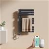 EMKE Scaldasalviette Elettrico con WIFI Termostato 76x50 cm,Antracite