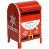 predolo Cassetta postale di Natale, cassetta postale per consegne di Natale, delle lettere di Natale, espressa per decorazioni natalizie per feste in fattoria