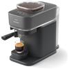 Philips Baristina Macchina per caffè espresso - Real Espresso, made simple, macchina da caffè compatta, grigio nero con portafiltro grigio nero, pressione pompa a 16 bar, macinino automatico, Cafe