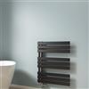 EMKE Scaldasalviette termoarredo piatto, 762 x 600 mm, Nero,479 W