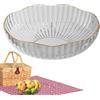 Generic Moderno porta frutta, espositore da cucina, adorabile vassoio decorativo compatto per snack e frutta, grande ciotola per prodotti, centrotavola per sala da pranzo, casa, uso festivo