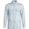 KITON - Camicia fantasia - Azzurro