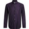 BAGUTTA - Camicia fantasia - Viola scuro