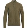 PAUL & SHARK - Maglia con zip - Verde militare