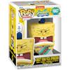 POP Funko POP! Plush: SpongeBob SquarePants - SpongeBob with Pizza | Gadget Ufficiale Cartoon/Animation - Personaggio in Vinile da Collezione - Idea Regalo Compleanno per Fan e Collezionisti